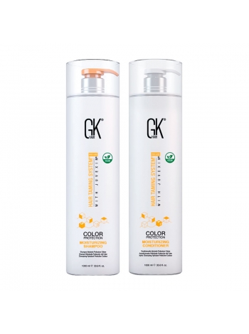 Набор GKhair Global Keratin Moisturizing увлажняющие шампунь и кондиционер, 2х1000 мл