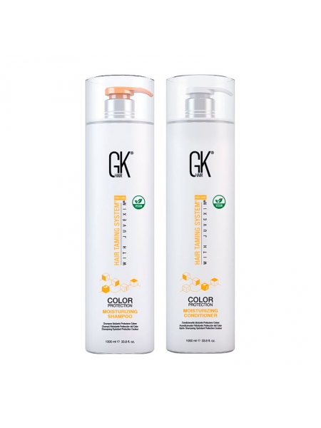 Набор GKhair Global Keratin Moisturizing увлажняющие шампунь и кондиционер, 2х1000 мл