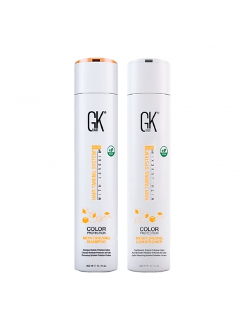 Набор GKhair Global Keratin Moisturizing увлажняющие шампунь и кондиционер, 2х300 мл