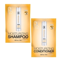 Набор GKhair Global Keratin Moisturizing увлажняющие шампунь и кондиционер, 2х10 мл (саше)