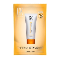 Термозащитный крем GKhair Global Keratin ThermalStyleHer Cream для укладки волос, 10 мл (саше)