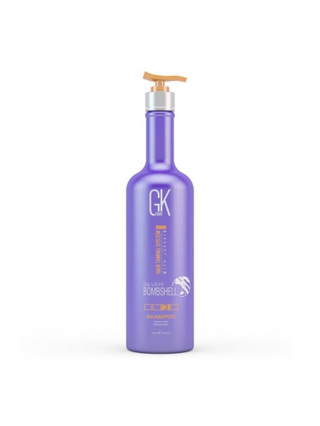 Серебрянный шампунь GKhair Silver Bombshell Shampoo для холодных оттенков