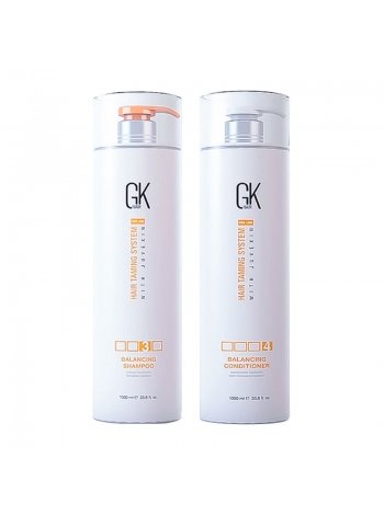 Набір GKhair Global Keratin Balancing балансуючі шампунь та кондиціонер, 2х1000 мл