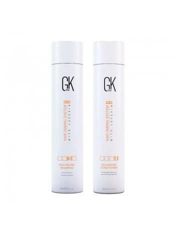 Набор GKhair Global Keratin Balancing балансирующие шампунь и кондиционер, 2х300 мл