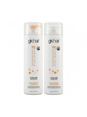 Набір GKhair Global Keratin Moisturizing зволожуючі шампунь та кондиціонер, 2х1000 мл