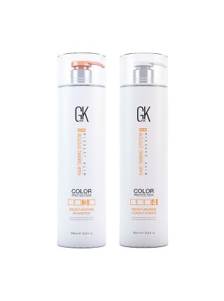 Набір GKhair Global Keratin Moisturizing зволожуючі шампунь та кондиціонер, 2х1000 мл