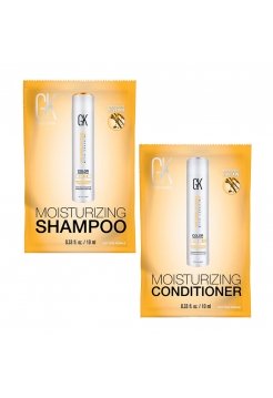 Набір GKhair Global Keratin Moisturizing зволожуючі шампунь та кондиціонер, 2х10 мл (саше)