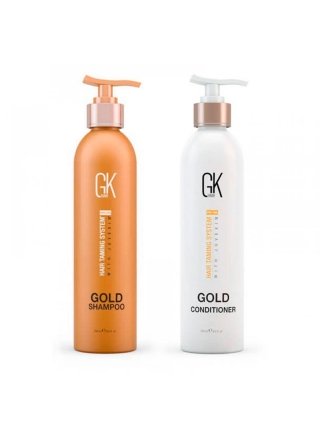 Набір GKhair (Global Keratin) Gold шампунь та кондиціонер, 2х250 мл