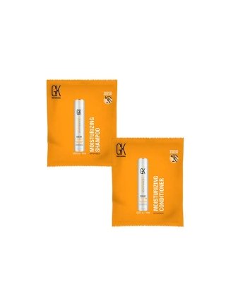 Набір GKhair Global Keratin Moisturizing зволожуючі шампунь та кондиціонер, 2х10 мл (саше)