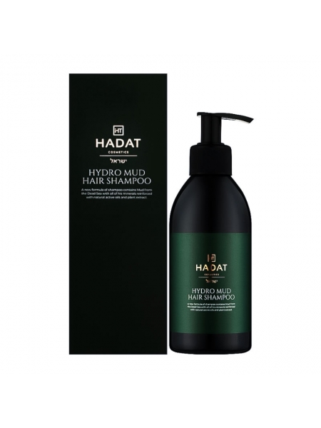 Шампунь-пілінг Hadat Hydro Mud Hair Shampoo для глибокого очищення шкіри голови, 300 мл