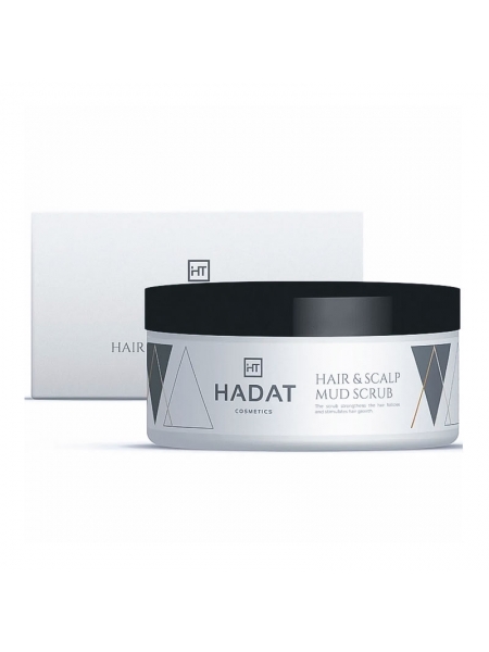 Очищающий скраб Hadat Cosmetics Hair and Scap Mud Scrub с морской солью для волос и кожи головы, 300 мл