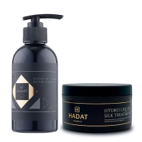 Набір Hadat Hydro DUO-6 шампунь і маска "Рідкий Шовк" для сухого та пошкодженого волосся, 250/300 мл