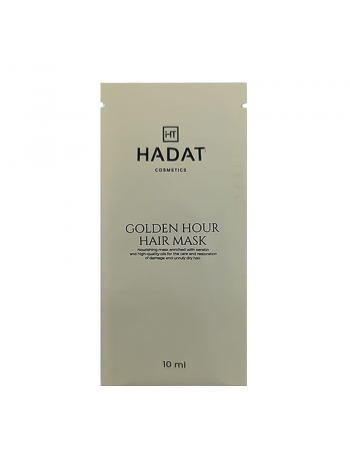 Интенсивно восстанавливающая маска Hadat Golden Hour Hair Mask для сухих и ломких волос, саше 10 мл