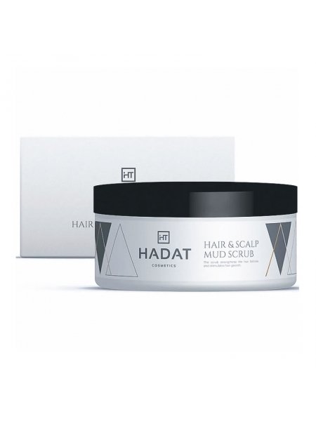 Очищающий скраб Hadat Cosmetics Hair and Scap Mud Scrub с морской солью для волос и кожи головы, 300 мл