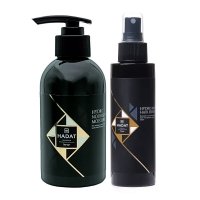 Набор Hadat Hydro DUO-4 увлажняющий шампунь и сыворотка для увлажнения и блеска волос, 250/110 мл
