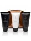 Тревел-набір Hadat Cosmetics Hydro Silk Hair шампунь, кондиціонер, маска 3х70 мл + косметичка