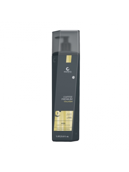Шампунь Honma Tokyo Coffee Premium Collagen Dilator Shampoo глибокого очищення волосся, 1000 мл (заводська)