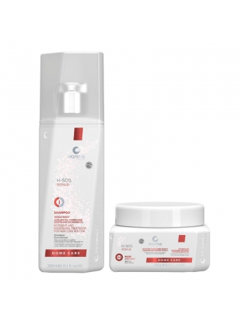 Набір Honma Tokyo H-SOS Repair шампунь і маска для пошкодженого волосся 2х300 мл