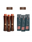 Набір Honma Tokyo Coffee Premium Keratin Intensive шампунь, кератин, маска, 250/500/250 г (розлив)