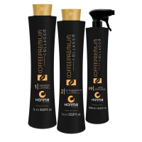 Набор коллагена Wennoz Brasil (Honma Tokyo) Coffee Premium Collagen для выпрямления волос, 50/50/25 г (разлив)
