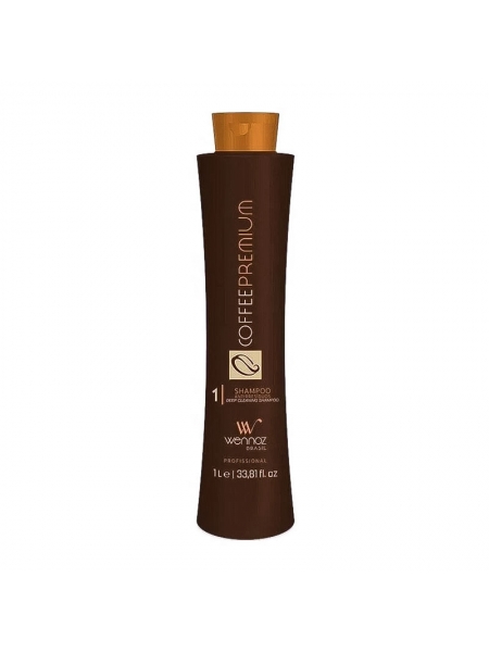 Шампунь Wennoz Brasil (Honma Tokyo) Coffee Premium Cleaning Shampoo для глубокой очистки, 1000 мл (заводская)