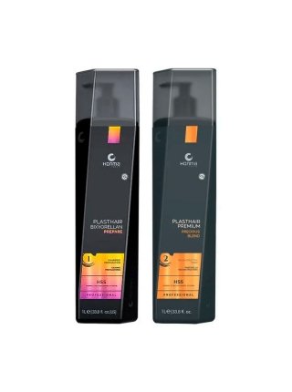 Набор биксипластии Honma Tokyo Plasthair Bixyorellan Precious Blend для выпрямления, 100+200 г (разлив)