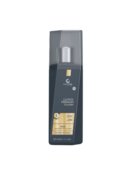 Шампунь Honma Tokyo Coffee Premium Collagen Dilator Shampoo глубокой очистки волос,, 300 мл (заводская)