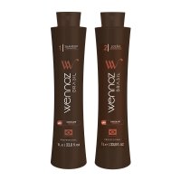 Набір Wennoz Brasil (Honma Tokyo) Chocolate Keratin шампунь і кератин, 2х1000 мл (заводські)