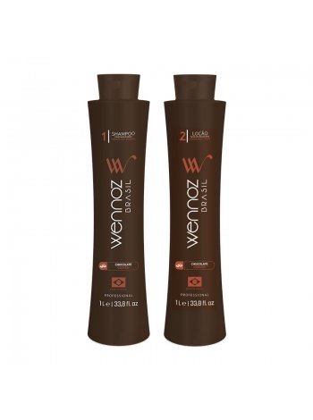 Набір Wennoz Brasil (Honma Tokyo) Chocolate Keratin шампунь і кератин, 2х1000 мл (заводські)