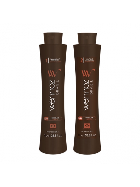 Набор Wennoz Brasil (Honma Tokyo) Chocolate Keratin шампунь и кератин, 2х1000 мл (заводские)
