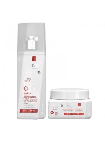 Набор Honma Tokyo H-SOS Repair шампунь и маска для поврежденных волос 2х300 мл