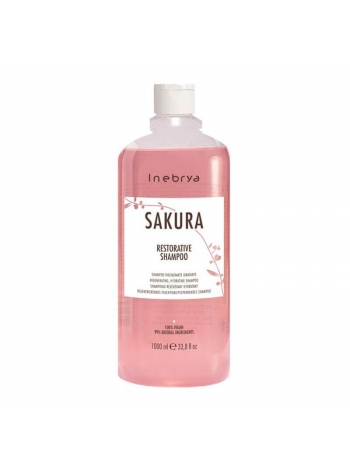 Регенеруючий зволожуючий шампунь Inebrya Sakura Restorative Shampoo