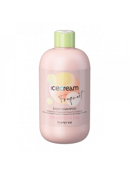 Шампунь Inebrya Frequent Ice Cream Daily Shampoo для щоденного домашнього догляду, 300 мл