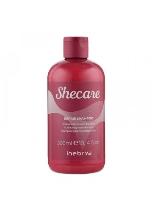 Восстанавливающий шампунь Inebrya Shecare repair shampoo для сухих и поврежденных волос, 300 мл