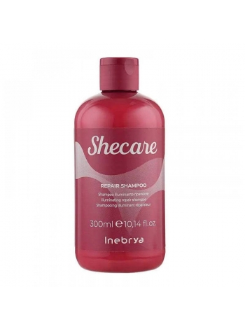 Восстанавливающий шампунь Inebrya Shecare repair shampoo для сухих и поврежденных волос, 300 мл