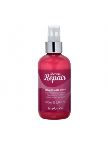 Восстанавливающий спрей Inebrya Shecare repair Magic Spray для сухих и поврежденных волос (200 мл)