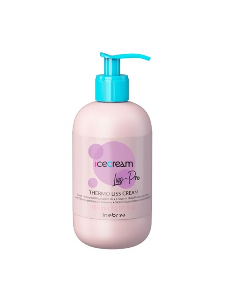 Термозахисний крем Inebrya Ice Cream Liss Pro Thermo Liss Cream для всіх типів волосся, 150 мл