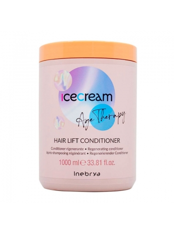 Кондиціонер Inebrya Ice Cream Age Therapy Hair Lift Conditioner для відновлення зрілого, пористого та хімічно обробленого волосся, 1000 мл