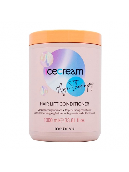 Кондиционер Inebrya Ice Cream Age Therapy Hair Lift Conditioner для восстановления зрелых, пористых и химически обработанных волос, 1000 мл