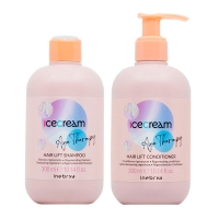 Набір Inebrya Ice Cream Age Therapy Hair Lift DUO шампунь і кондиціонер для відновлення зрілого, пористого та хімічно обробленого волосся, 2х300 мл 