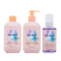 Набір Inebrya Ice Cream Age Therapy Hair Lift TRIO шампунь, кондиціонер, сироватка для відновлення волосся, 2х300/100 мл