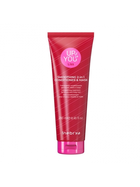 Маска-кондиціонер 2 в 1 Inebrya Up To You Smoothing 2-in-1 Conditioner & Mask  для розгладжування волосся, 250 мл