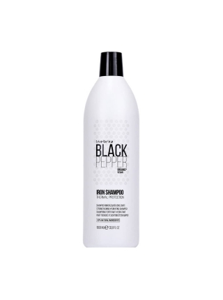 Увлажняющий укрепляющий шампунь Inebrya Black Pepper Iron Shampoo