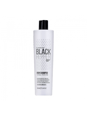 Увлажняющий укрепляющий шампунь Inebrya Black Pepper Iron Shampoo