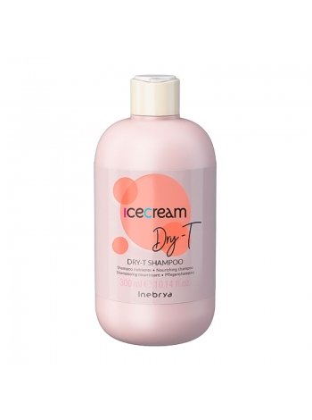 Шампунь Inebrya Ice cream Dry-T shampoo питательный для сухих и поврежденных волос, 300 мл