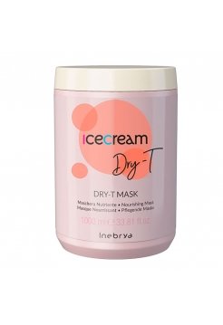 Маска Inebrya Ice cream Dry-T для сухого та фарбованого волосся, 1000 мл