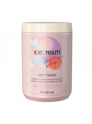 Маска Inebrya Ice cream Dry-T для сухого та фарбованого волосся, 1000 мл