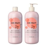 Набір Inebrya Ice cream Dry-T живильні шампунь і кондиціонер для сухого та пошкодженого волосся, 2х1000 мл