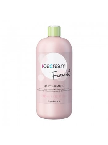 Шампунь Inebrya Frequent Ice Cream Daily Shampoo для щоденного домашнього догляду, 1000 мл