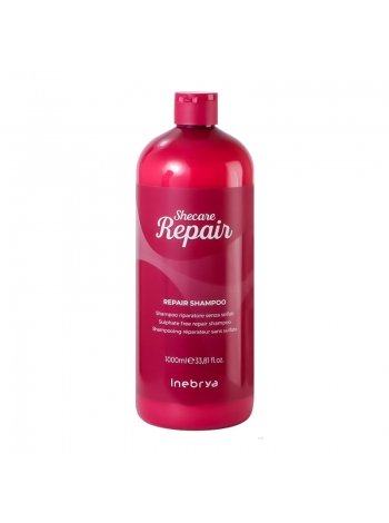 Відновлюючий шампунь Inebrya Shecare repair shampoo для сухого та пошкодженого волосся, 1000 мл
